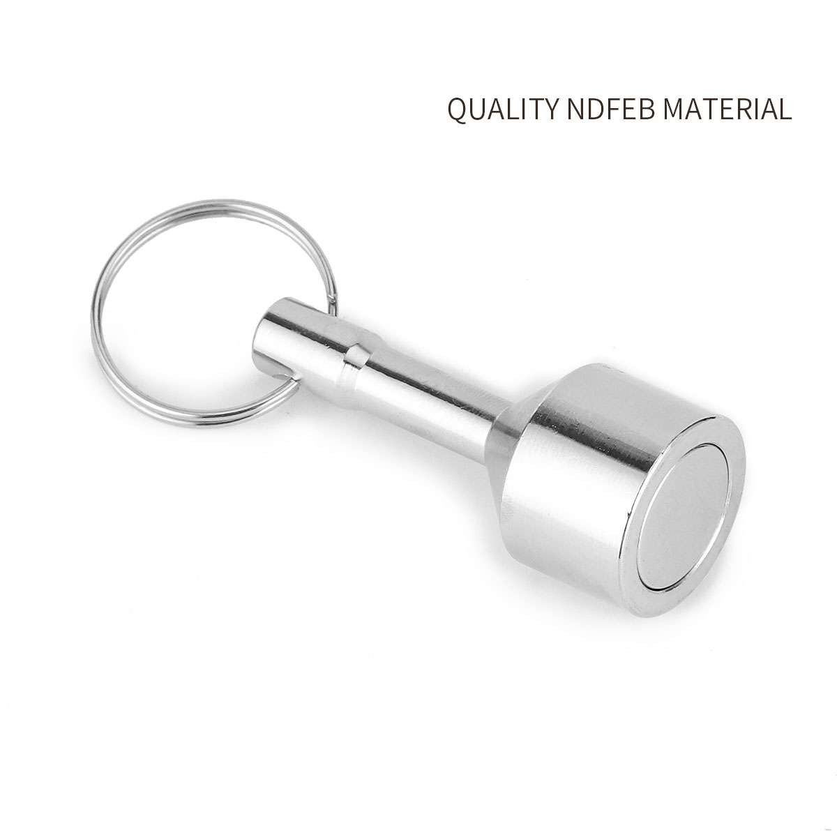 4Pcs Antique & Jewelry Tester Magnet Keychain Keyring Test Brass, Gold, Silver