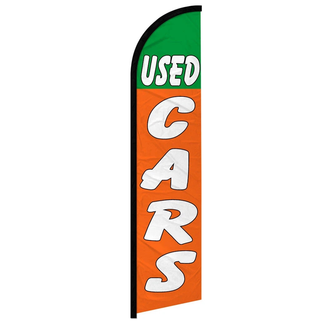 Auto Dealer Windless Full Sleeve Business Flags Top Dollar for Trades Buy Here