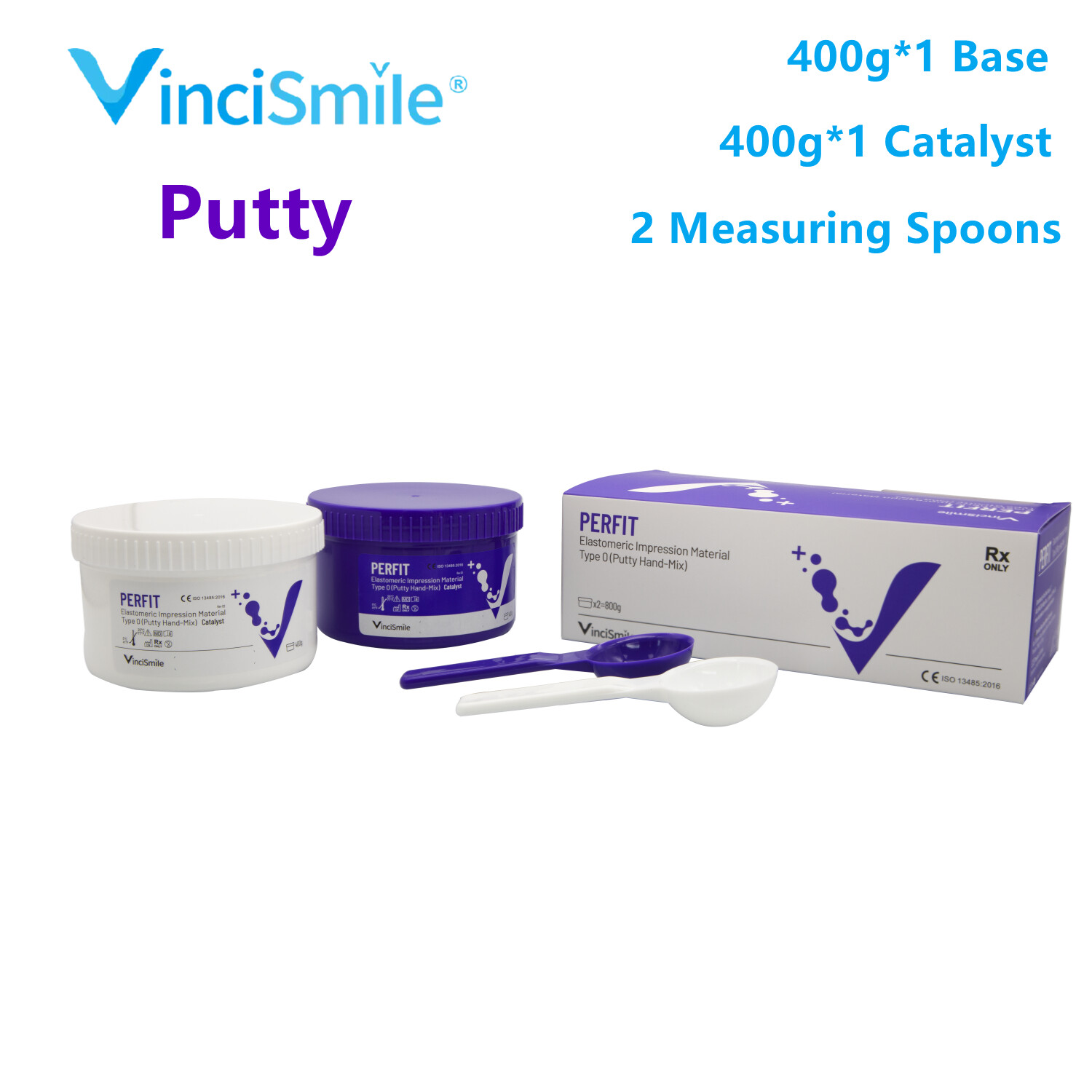 VPS Dental Impression Material Putty Heavy/Regular/Light Body-Fast/Normal Set