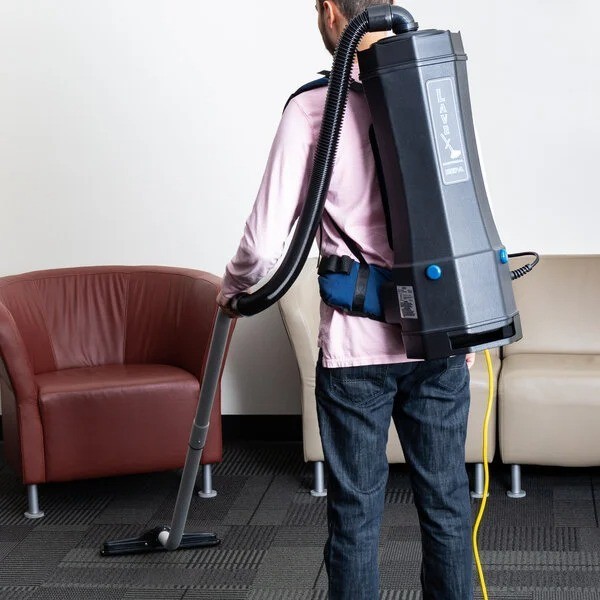 10 Qt Commercial Backpack Vacuum Cleaner Vac Powerful HEPA Filtration & Toolkit