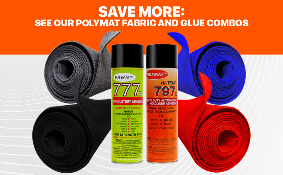 Polymat 797 High-Temp Adhesive Automotive Vehicle BODY SHOP GLUE [160F]
