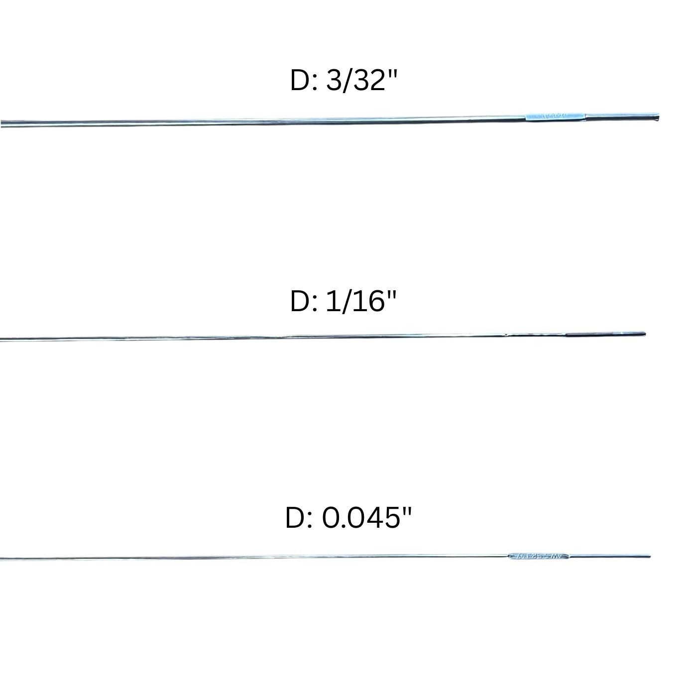 ER347 Stainless Steel Tig Rods 347 Welding Wire .045″ 1/16″ 3/32″ x 36″