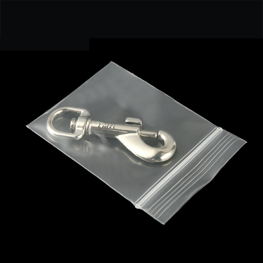 Lot of 200pcs Clear Reclosable Zip lock Plastic Bags 2-MIL Poly Zipper Baggies