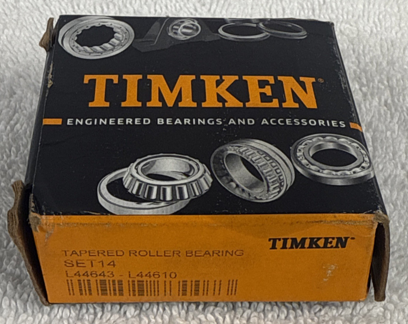 TIMKEN TAPERED ROLLER BEARING SET 14 L44643-L44610