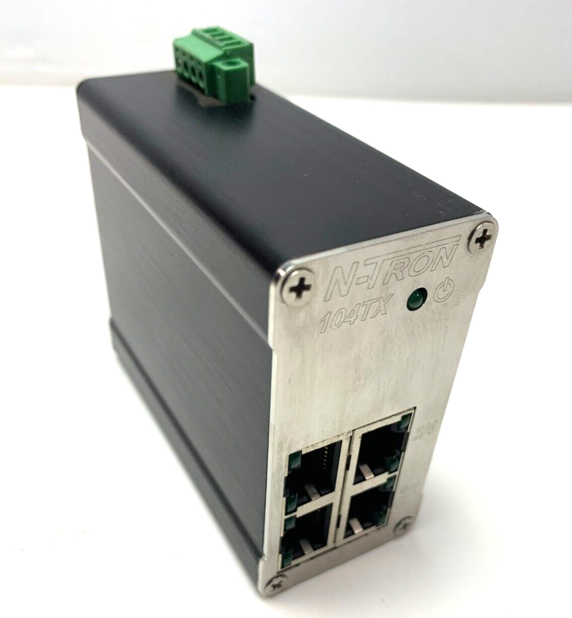 Red Lion N-Tron 104TX 4 Port Industrial Ethernet Switch 10-30V – Clean!