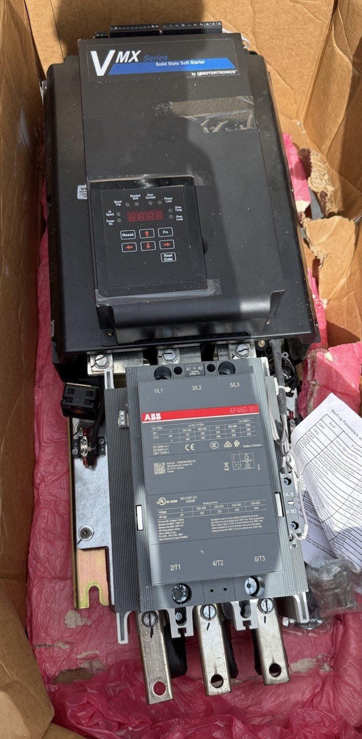 MOTORTRONICS VMX2-600-BP SOFTSTART 600V 600HP 120V-CONTOL New Other