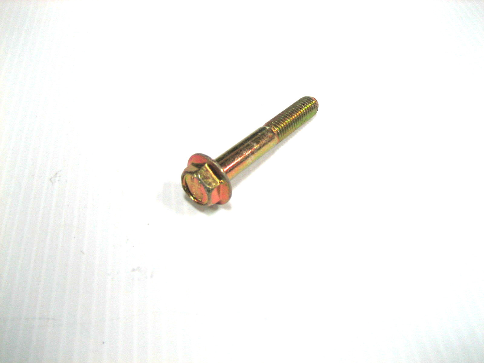 (50) M10-1.5 x 65 Hex Flange Bolt Class 8.8 Din 6921 Yellow Zinc – Made in USA