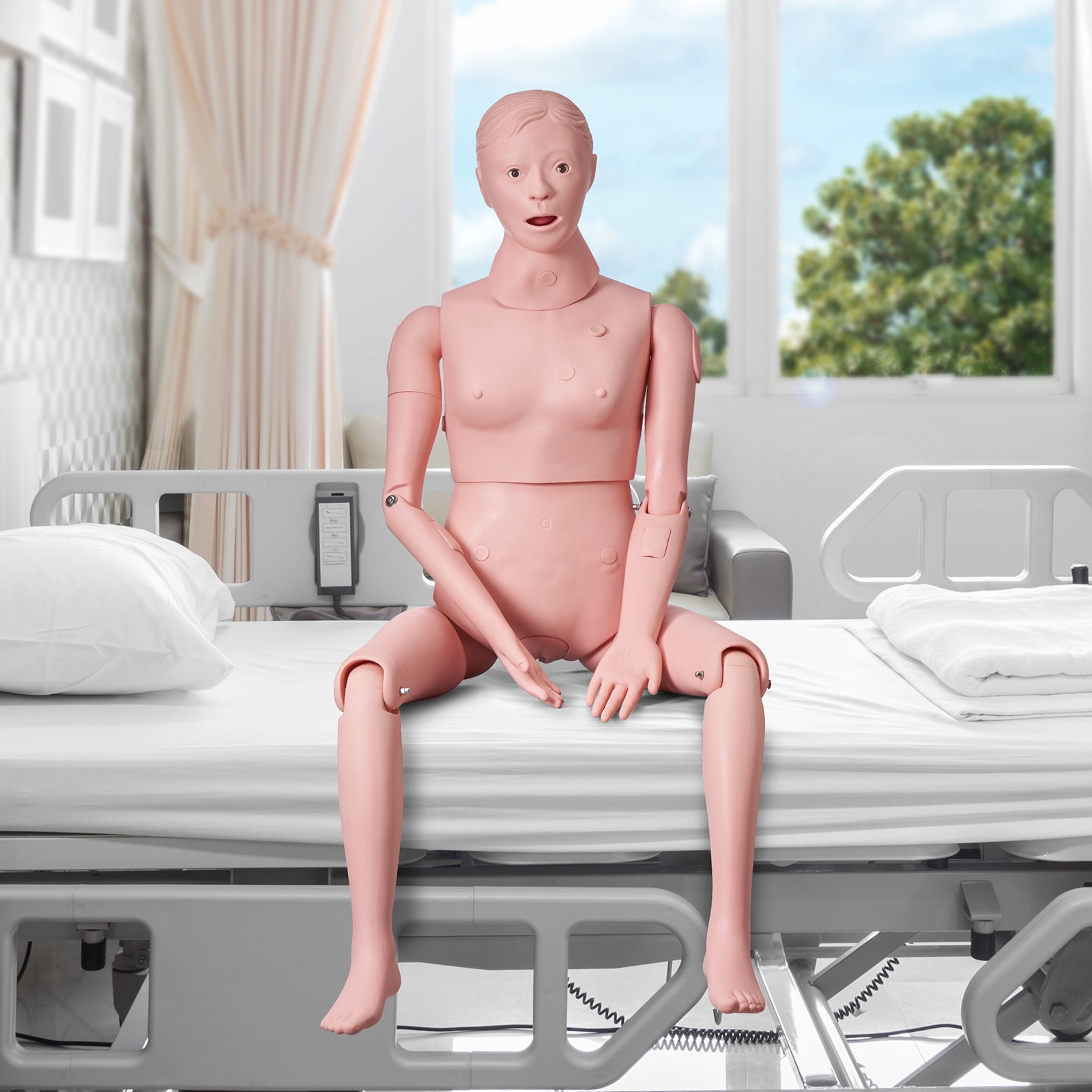 VEVOR Female Manikin Model Anatomical Nursing Training Patient Care Practice