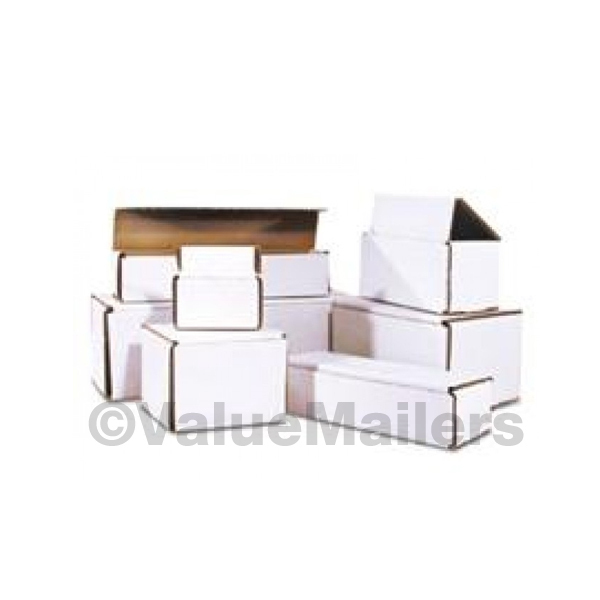 100 – 6x4x3 White Corrugated Shipping Mailer Packing Box Boxes 6 x 4 x 3