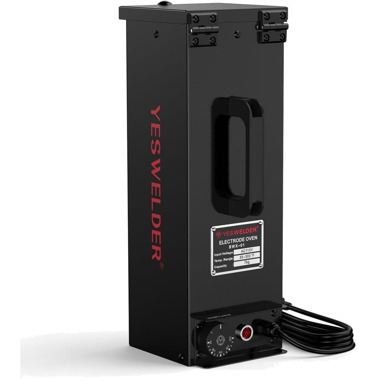 15lb Portable Welding Rod Oven 110V Temperature Controlled 85-300°F 14 In Rods