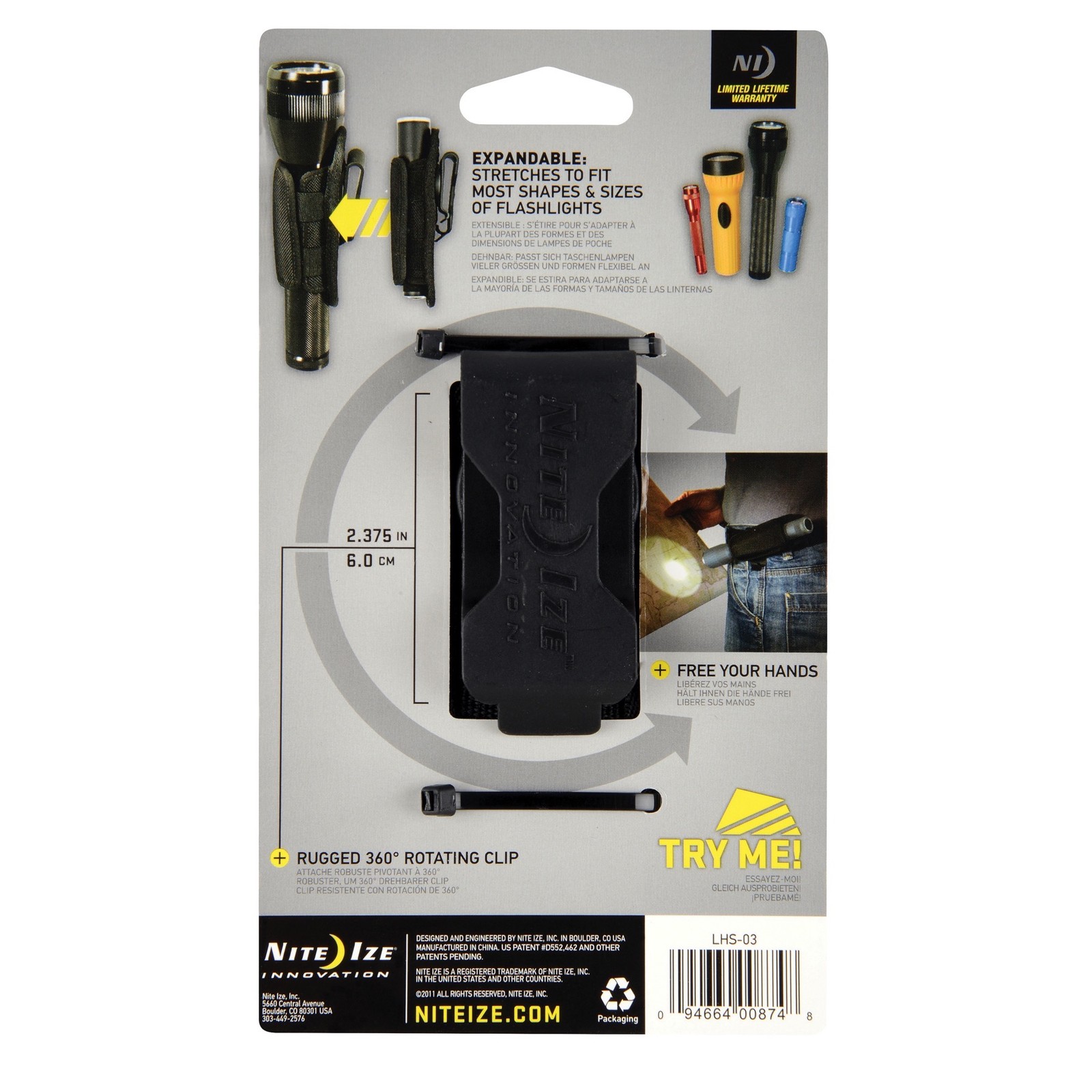 Nite Ize Lite Holster Stretch Flashlight Holster (5-Pack)