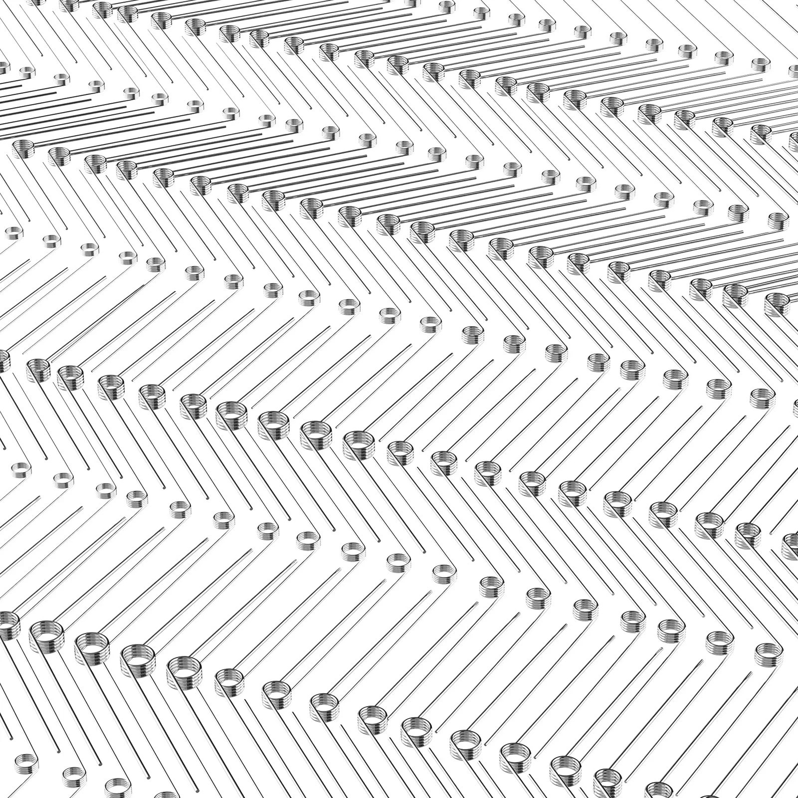120Pcs Torsional Springs Assortment Kit, Stainless Steel Torsion Springs, Mechan