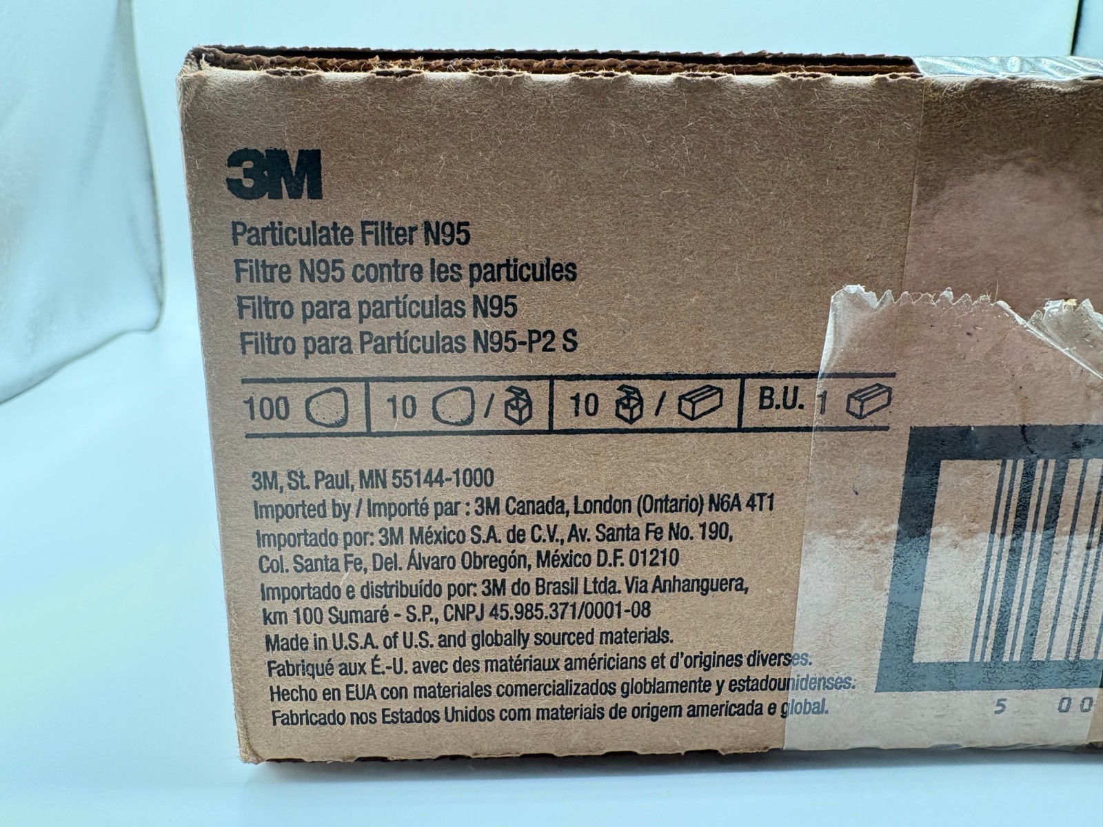 OEM CASE of 3M 5N11 N95 Replacement Particulate Filter – Respirator 10 Boxes OEM
