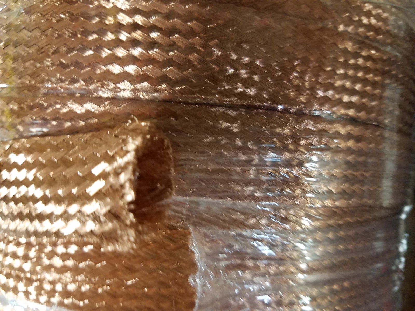 5 FEET 1″ BRAIDED GROUND STRAP GROUNDING Bare Copper Flat Braid USA