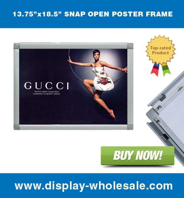 Front Load Easy Open Snap Frame Poster/Picture Frame 13.75″ x 18.5″