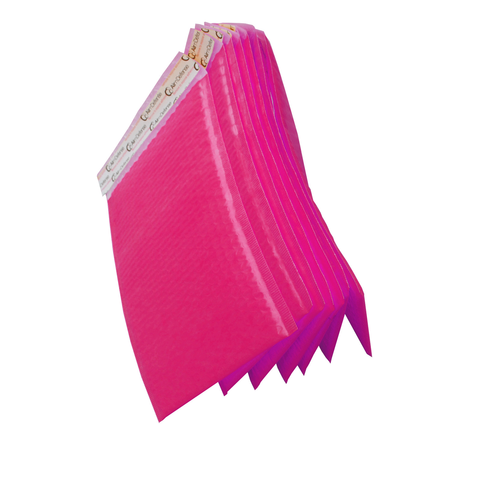 AirnDefense Any Size Pink Poly Bubble Mailers Plastic Shipping Padded Envelopes