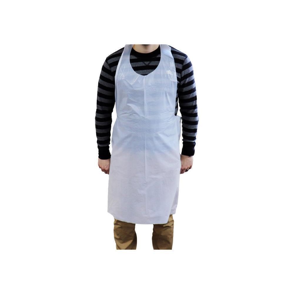 White Polyethylene Apron, Size: 28″ x 46″ – (1000 Pieces)