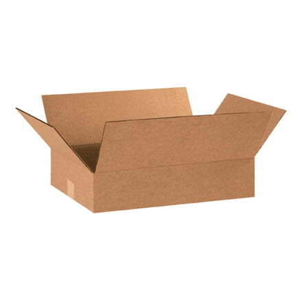 18 x 12 x 3″ Flat Corrugated Boxes, ECT-32 Brown Shipping Boxes 25/Bundle