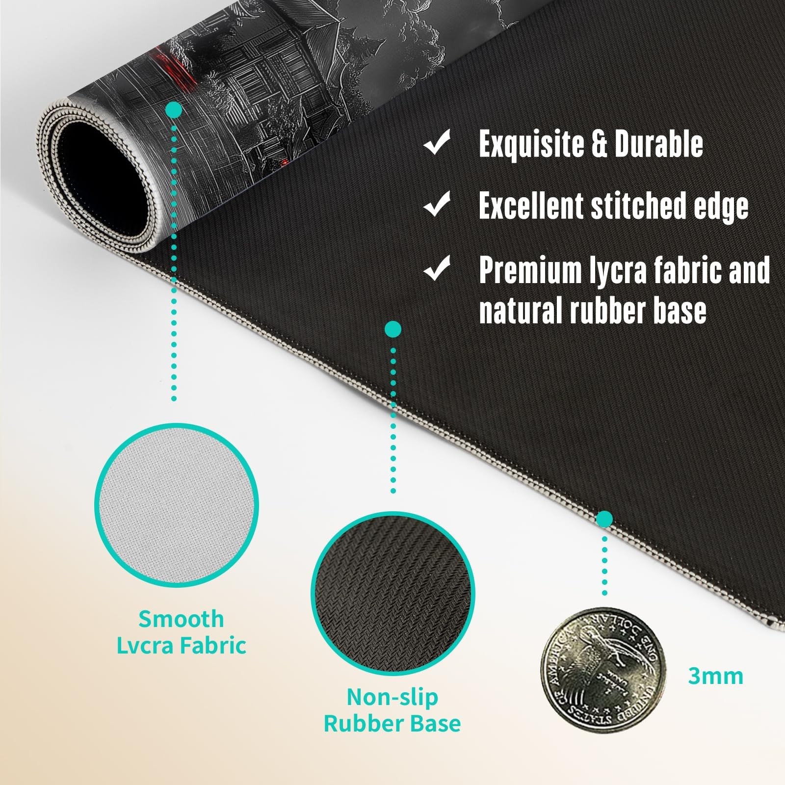 Extended Gaming Mouse Pad, Large 31.5L x 11.8W inches, Dark Canyon 6