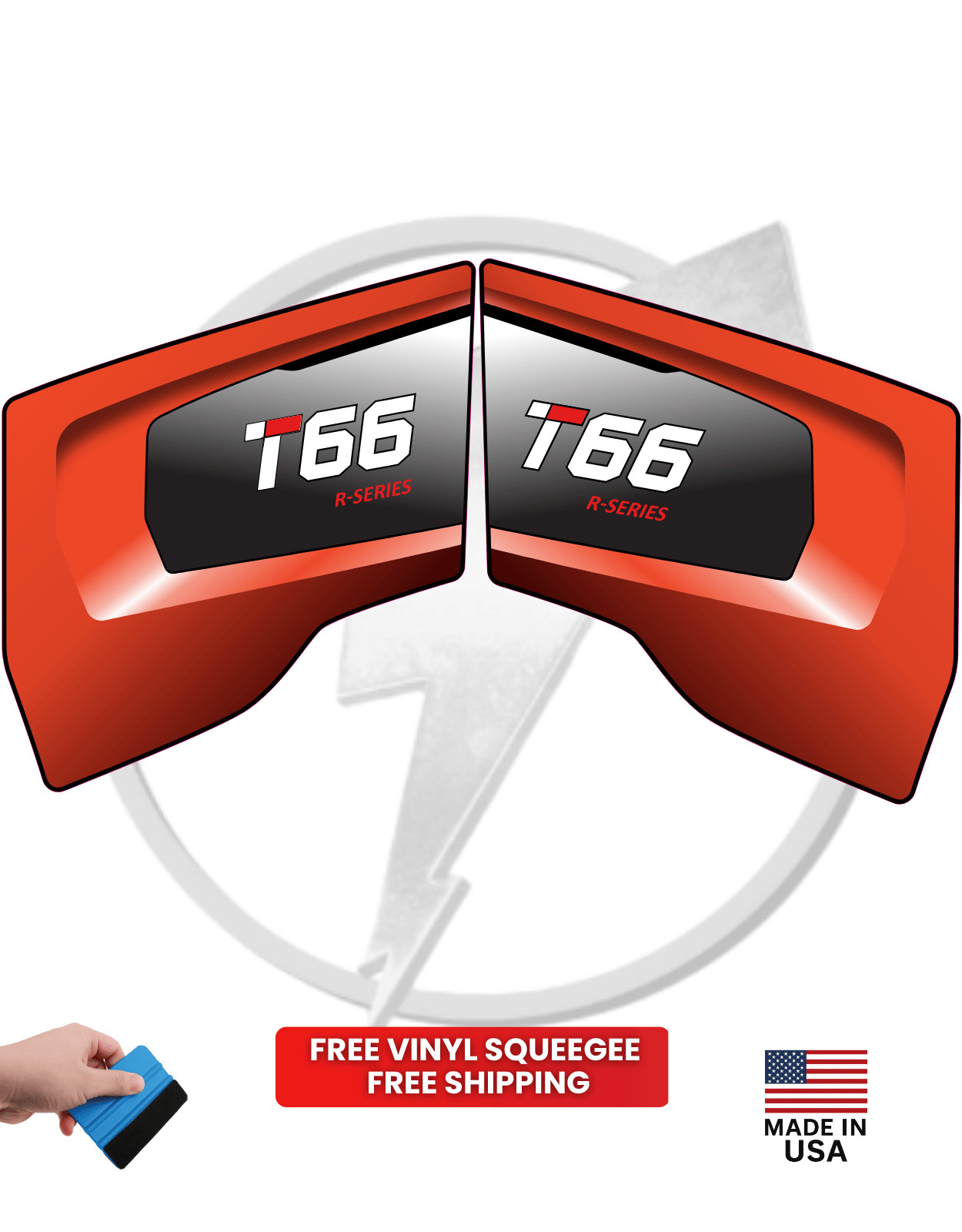 Compatible with Bobcat T66 R-Series Decal Kit Stickers – Choose Your Part