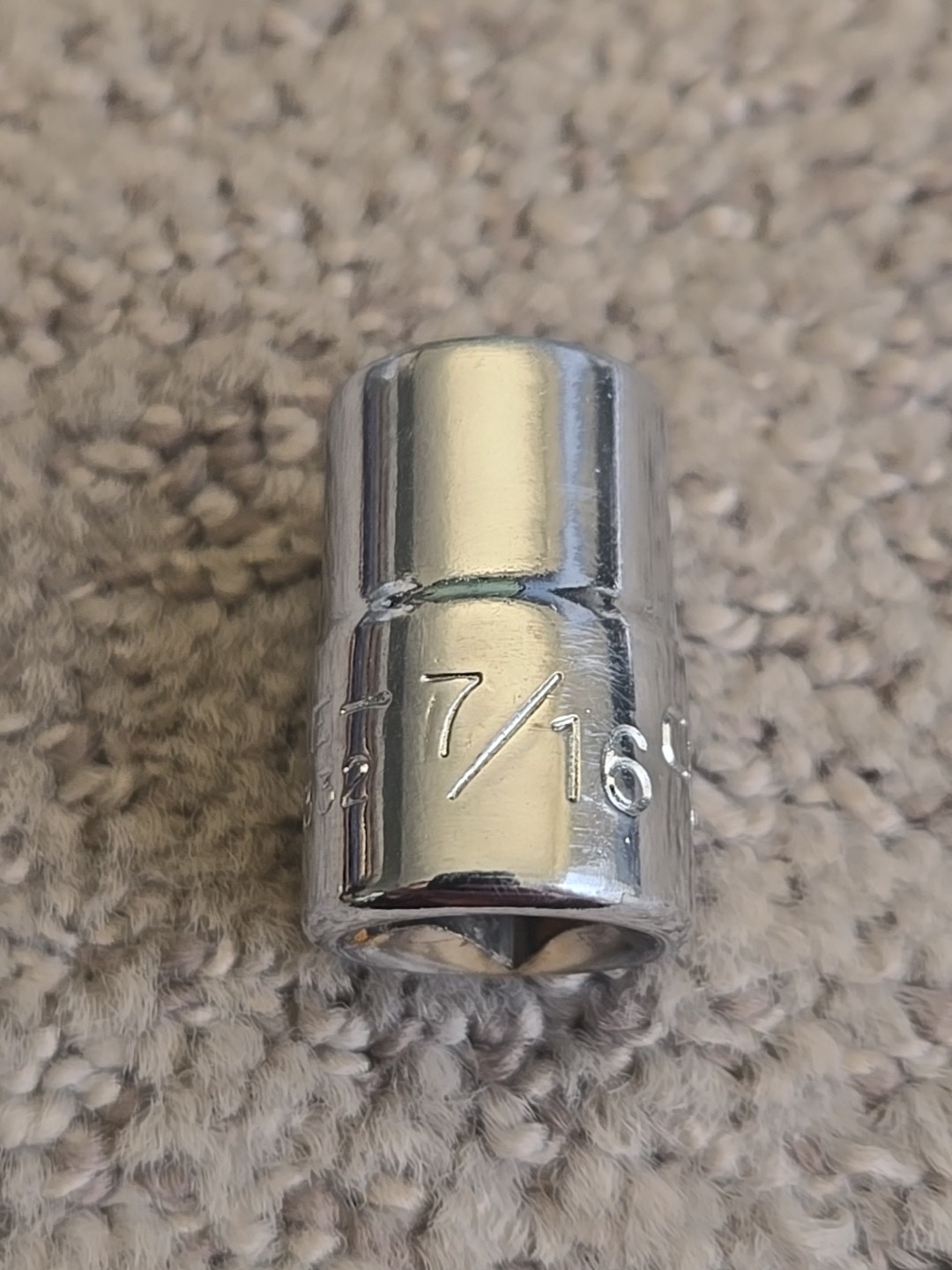 Craftsman 43002 7/16″ 6pt Socket 3/8″ Drive G Series USA 4689