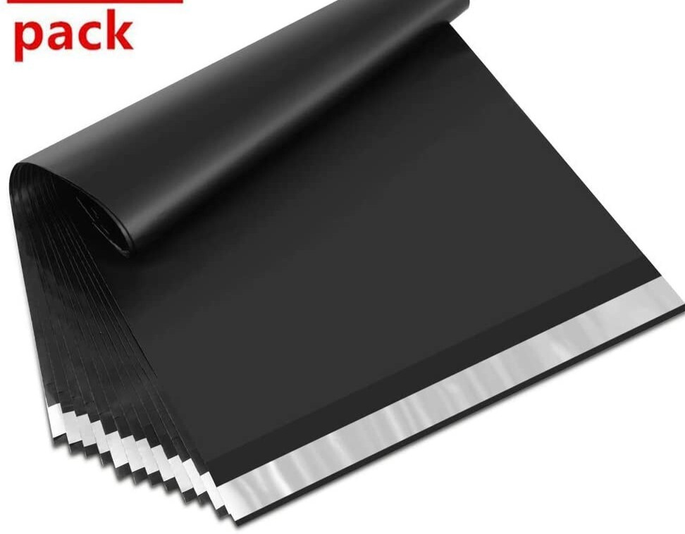 Black Poly Mailers 12″ x 15.5″ Shipping Bags Plastic Packaging Mailing Envelope