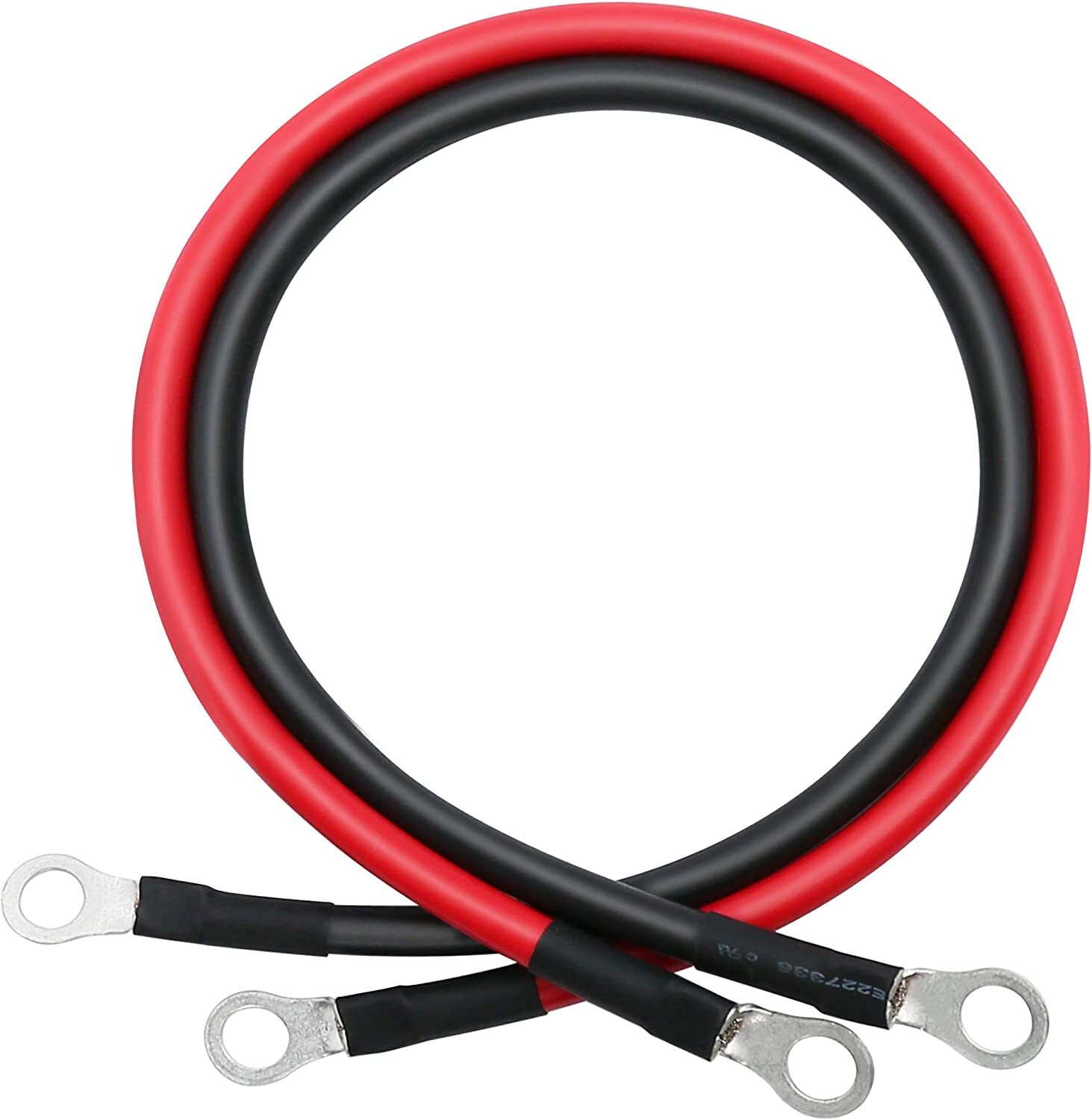 2PCS 8 AWG Gauge Copper Battery Cable Power Wire Car Marine Inverter RV Solar