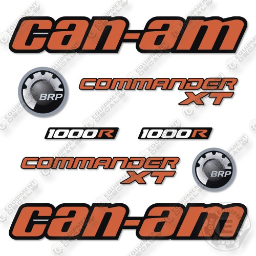 Can-Am 1000R Decal Kit ATV- Orange & Black – Aftermarket Kit