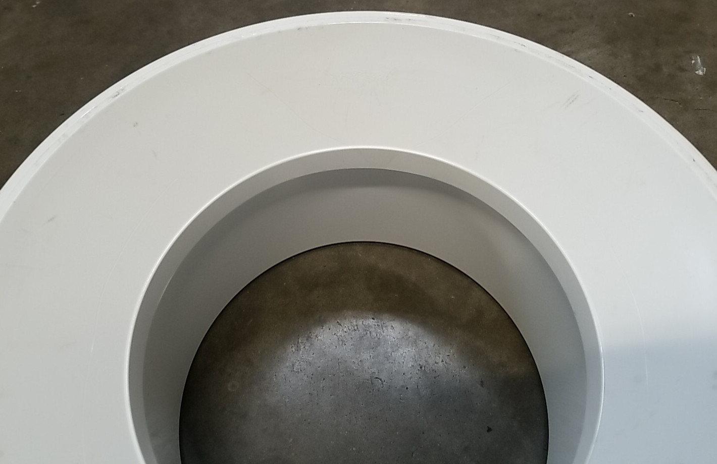 Charlotte PVC 107-12X8 Bushing 12 in Spigot x 8 in Hub PVC DWV LD Flush Bushing