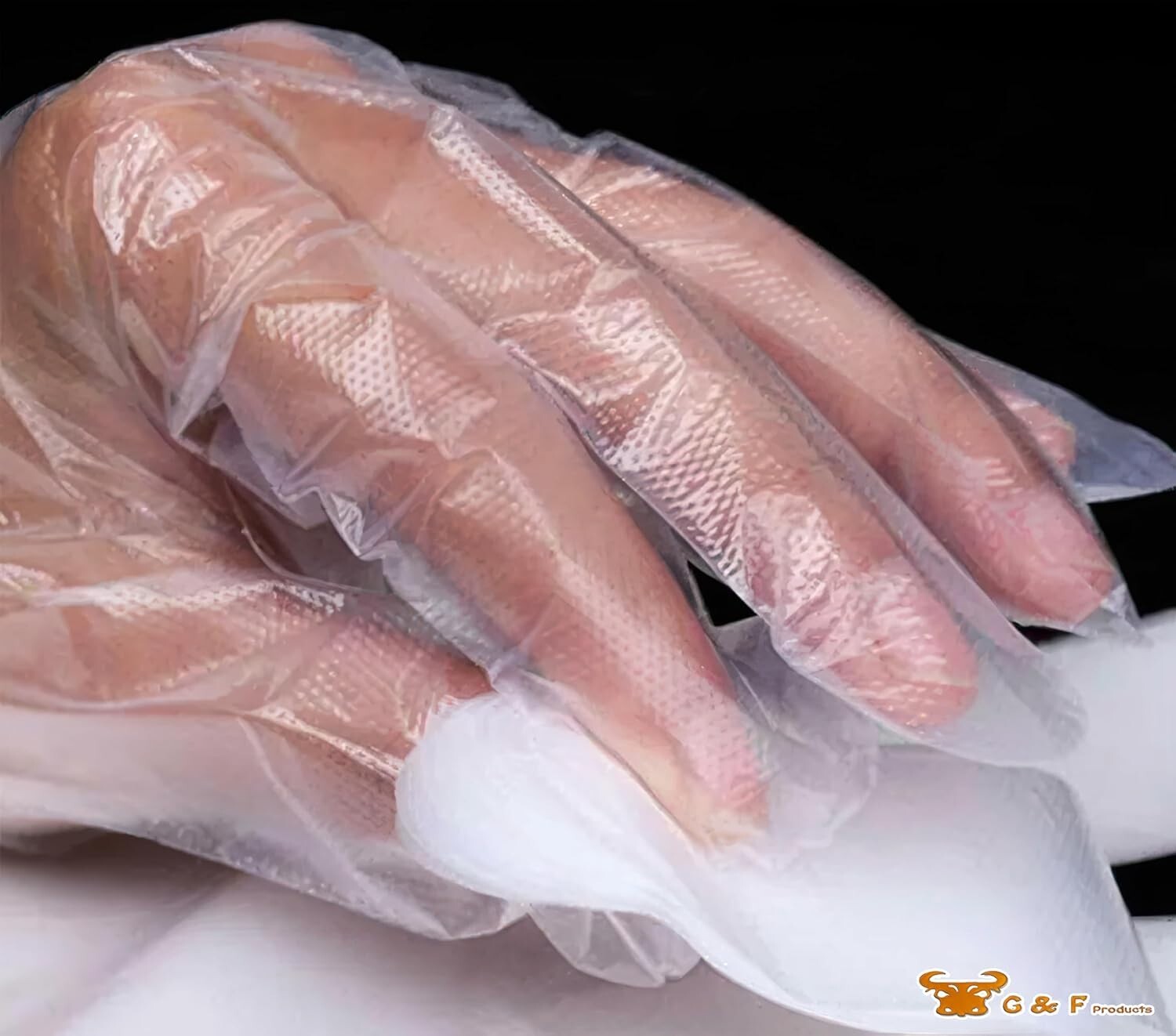 G & F Products Plastic Food service Gloves Ideal for Food Handling, 1000 Pieces