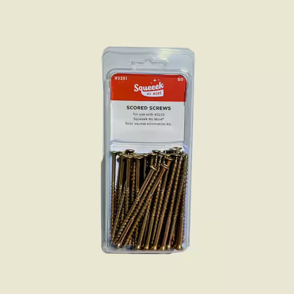 50 pack #8x3in. Square Flat Head Specialty Fasteners Squeaky Floor Repair Screws