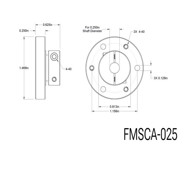 Face Mounted Shaft Collars/ Hub Mount Shaft Collar Couplings Alum or Steel