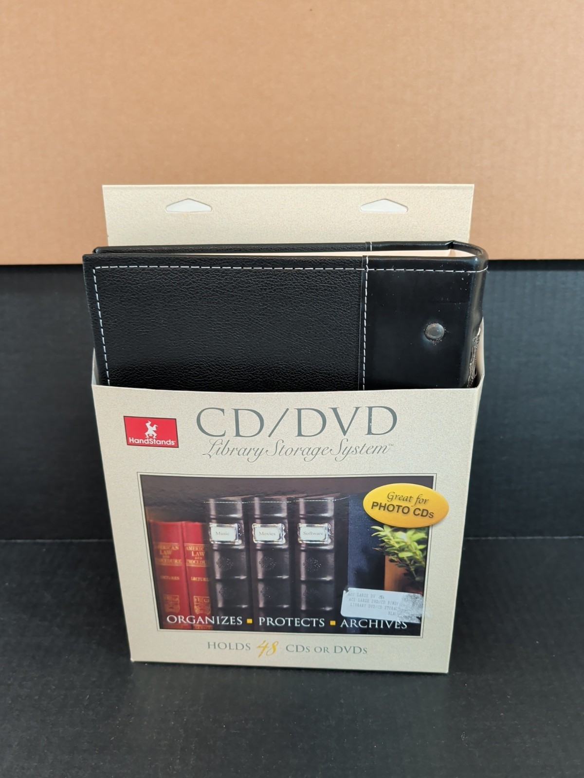 CD DVD Storage Binder W/ Inserts Holds 48 Discs