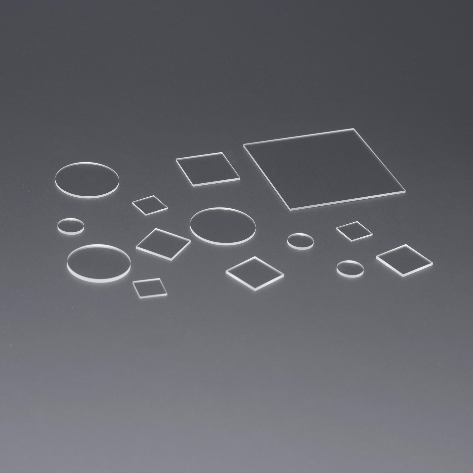 Imported Corning 7980 HPFS Fused Silica Glass Quartz Substrate 10x10x0.5/0.8mm