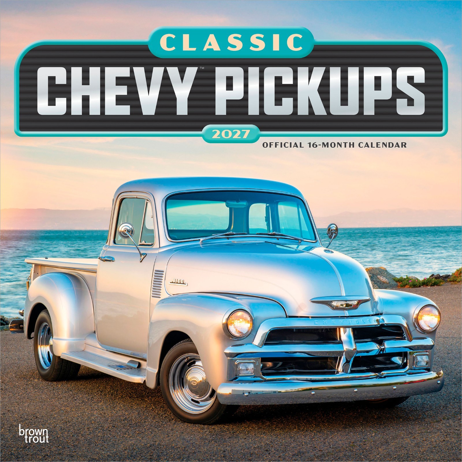 Classic Chevy Pickups OFFICIAL | 2027 12×24″ (Hanging) Wall Calendar