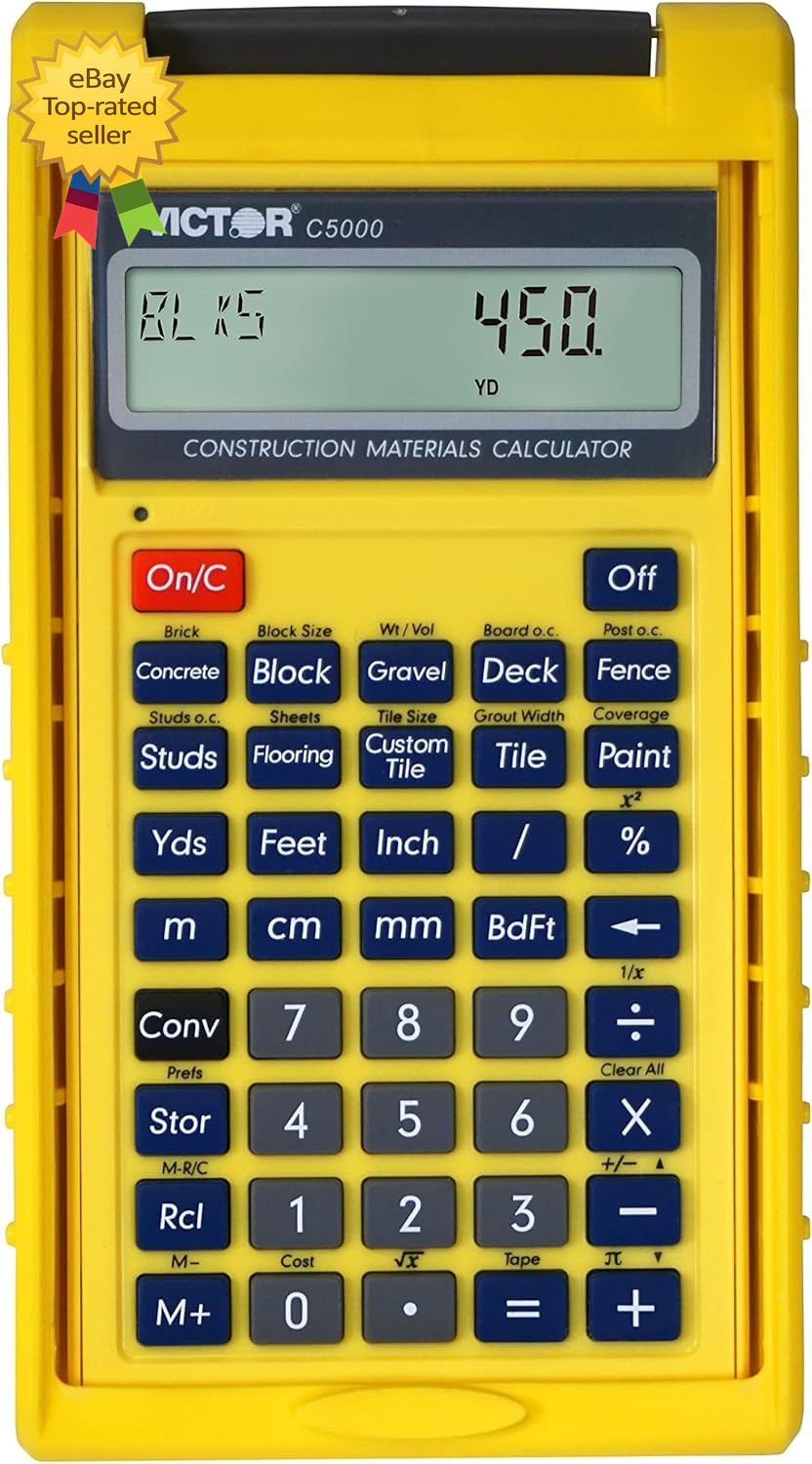 Construction Materials Calculator with Protective Case