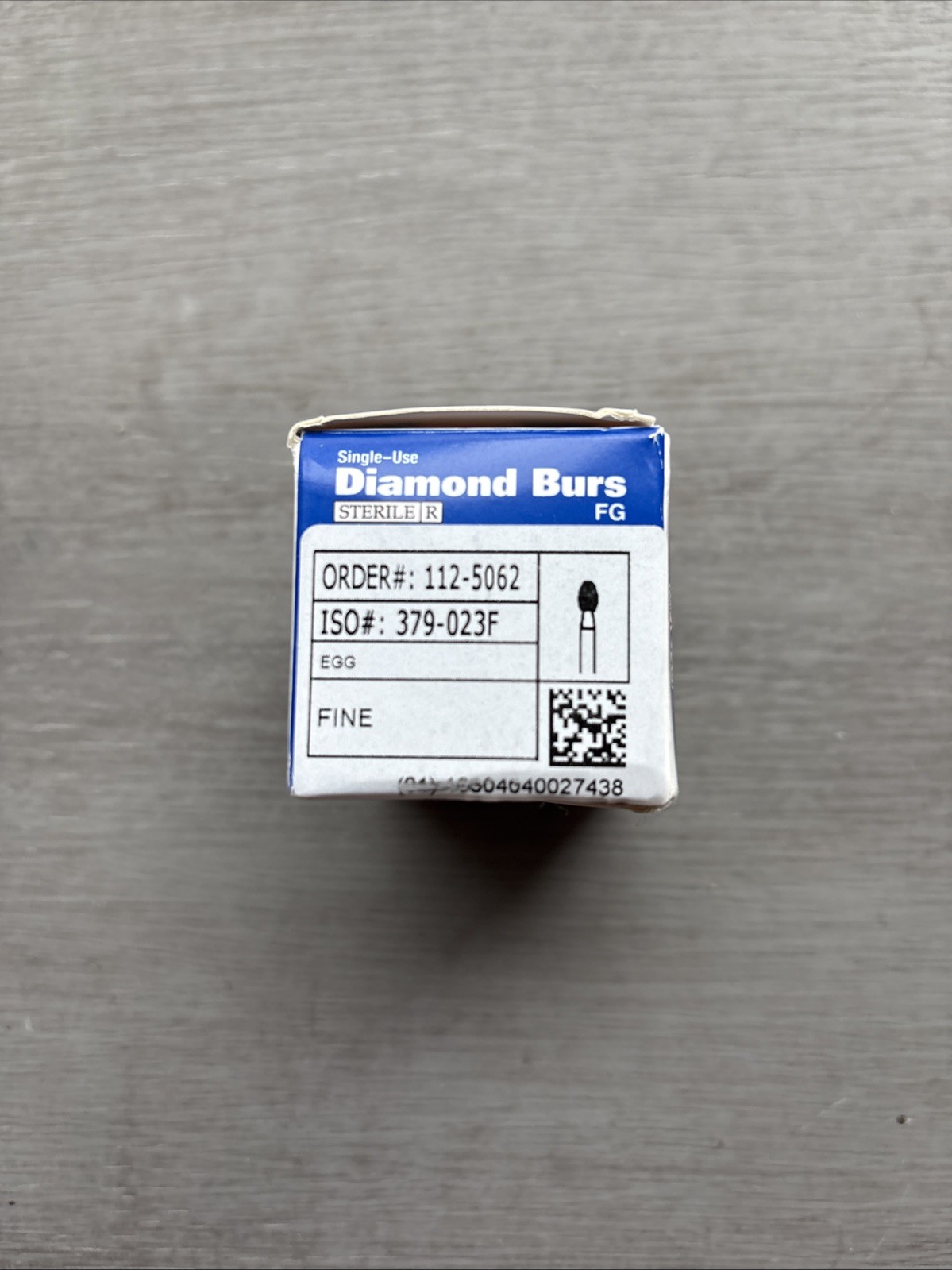 Henry Schein 25 single-use Fine Diamond burs 112-5062 – Exp 3/2030