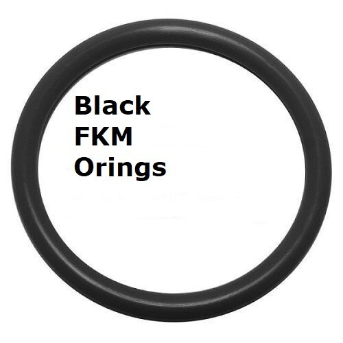 FKM/Viton 75 Black O-rings Size 013 Price for 25 pcs