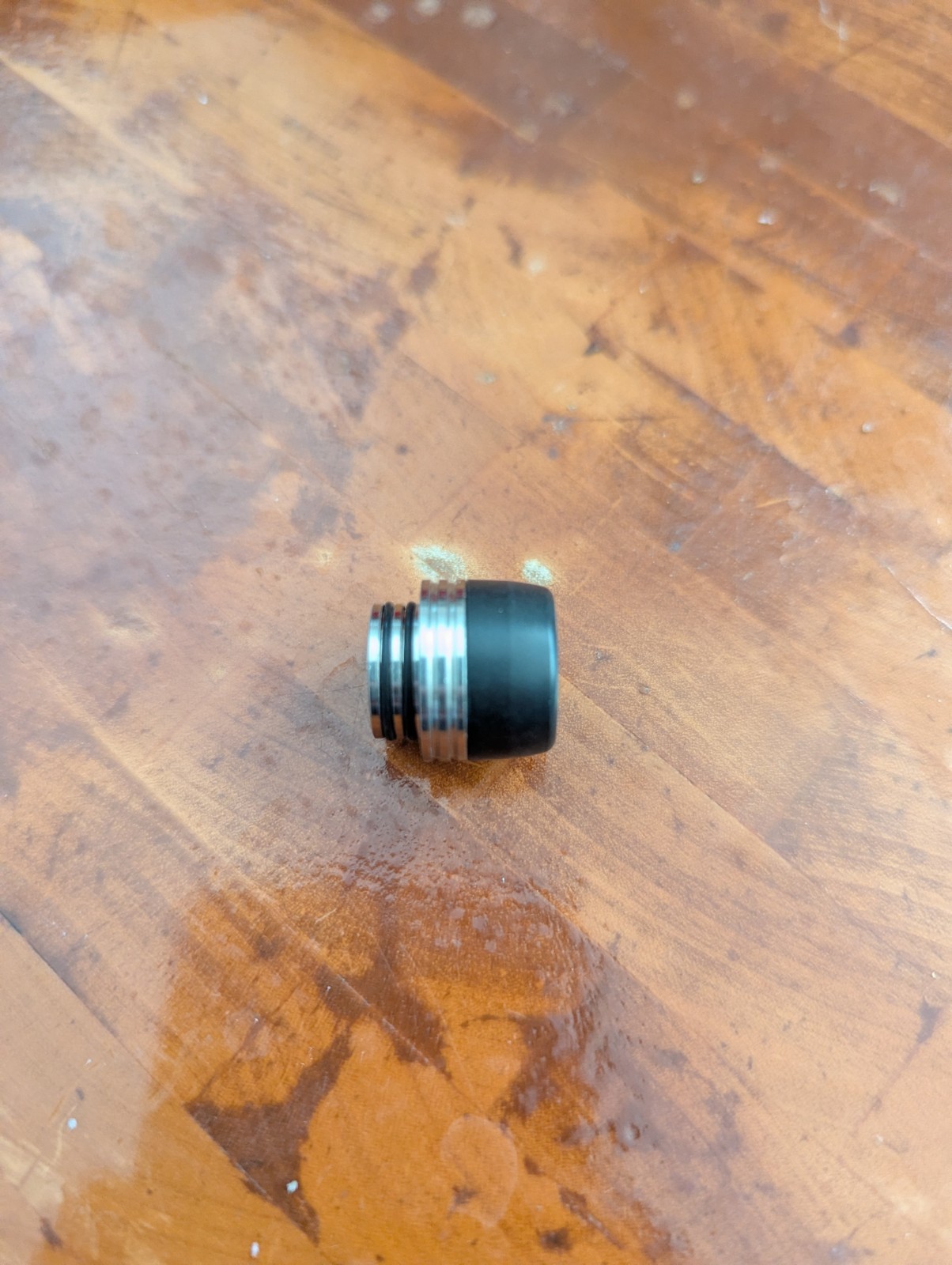 U.S. SELLER 1pc 810 DRIP TIP SILVER/BLK BILLET ALUMINUM NOZZLE Industrial Use