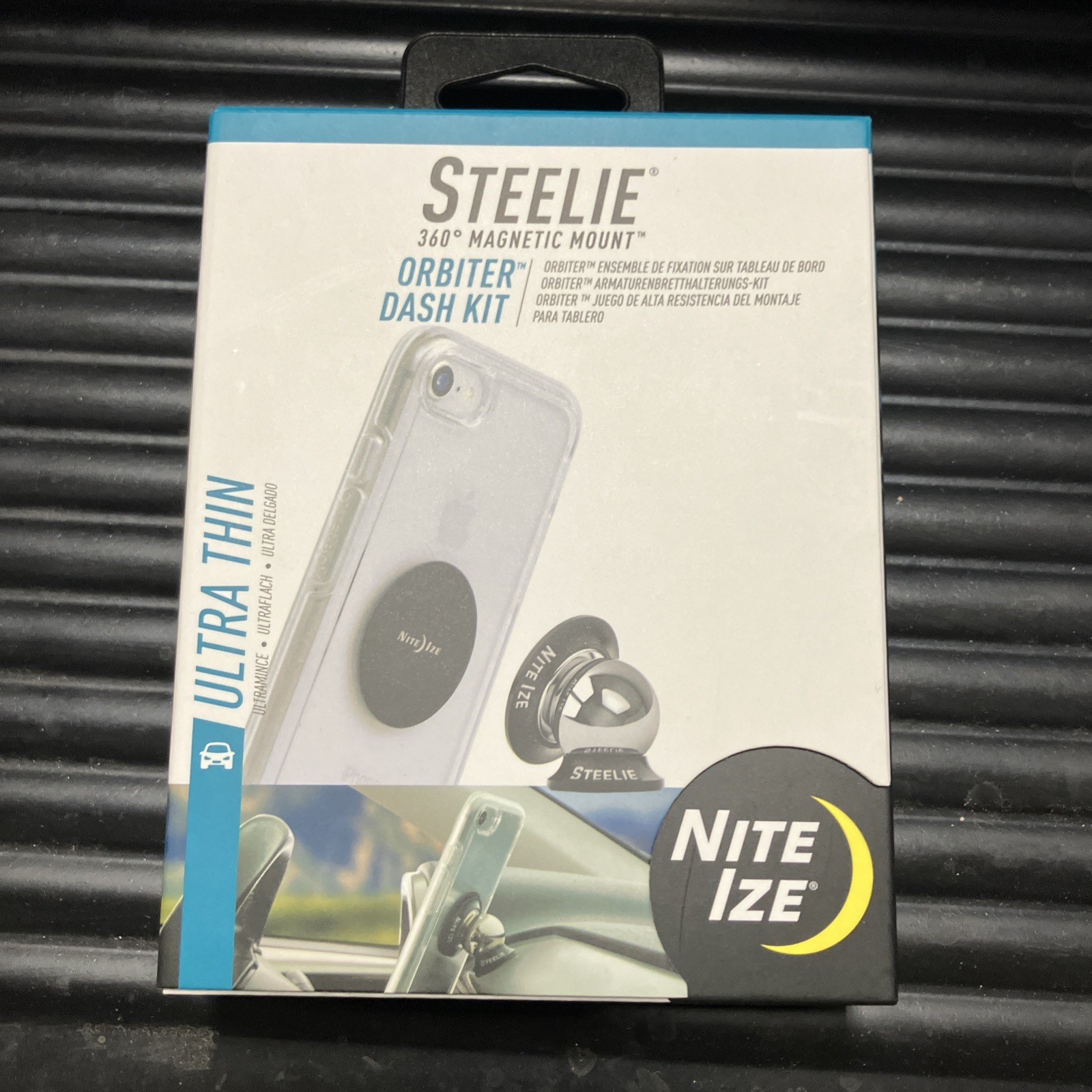 Nite Ize Steelie Orbiter Dash Mount Kit – Magnetic Cell Phone Holder