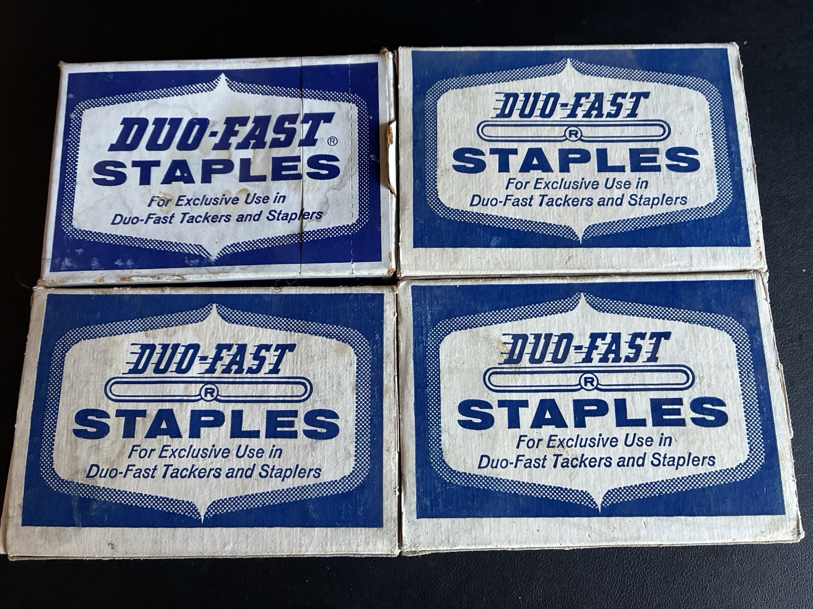 Duo-Fast 7512-C 3/8″ Staples 4 Boxes x 5,000 New Old Stock NOS