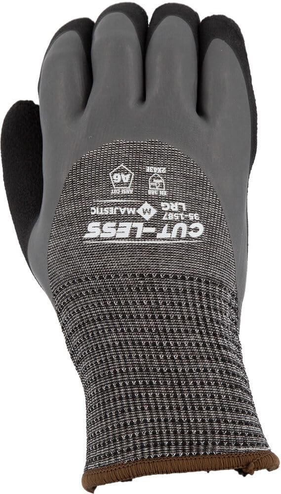 Majestic 35-1587/X2 Cut-Less Korplex Cut Resistant Water Repellent Winter Lined