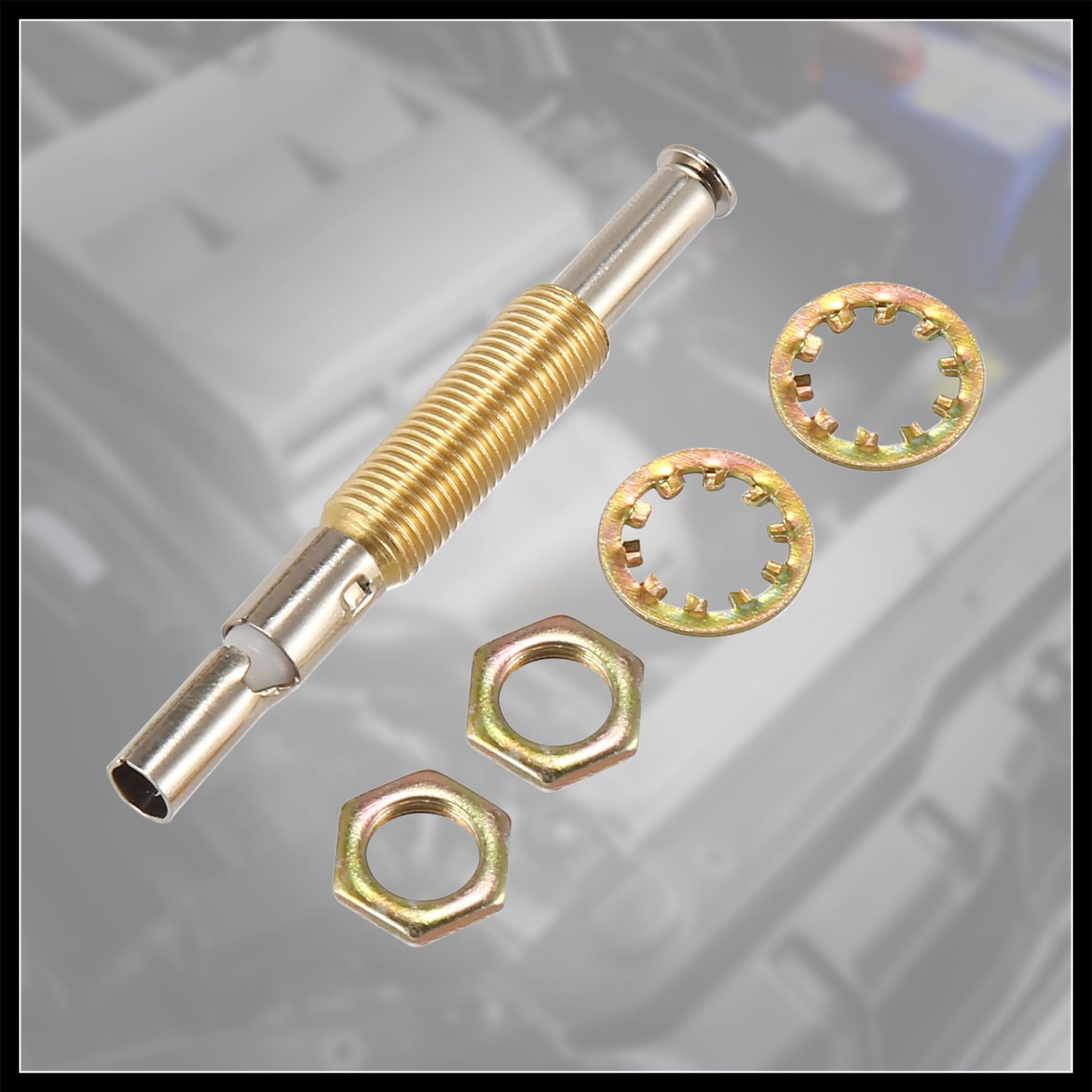 Gold Tone Adjustable Door Pin Switch Car Engine Trunk Waterproof Rustproof