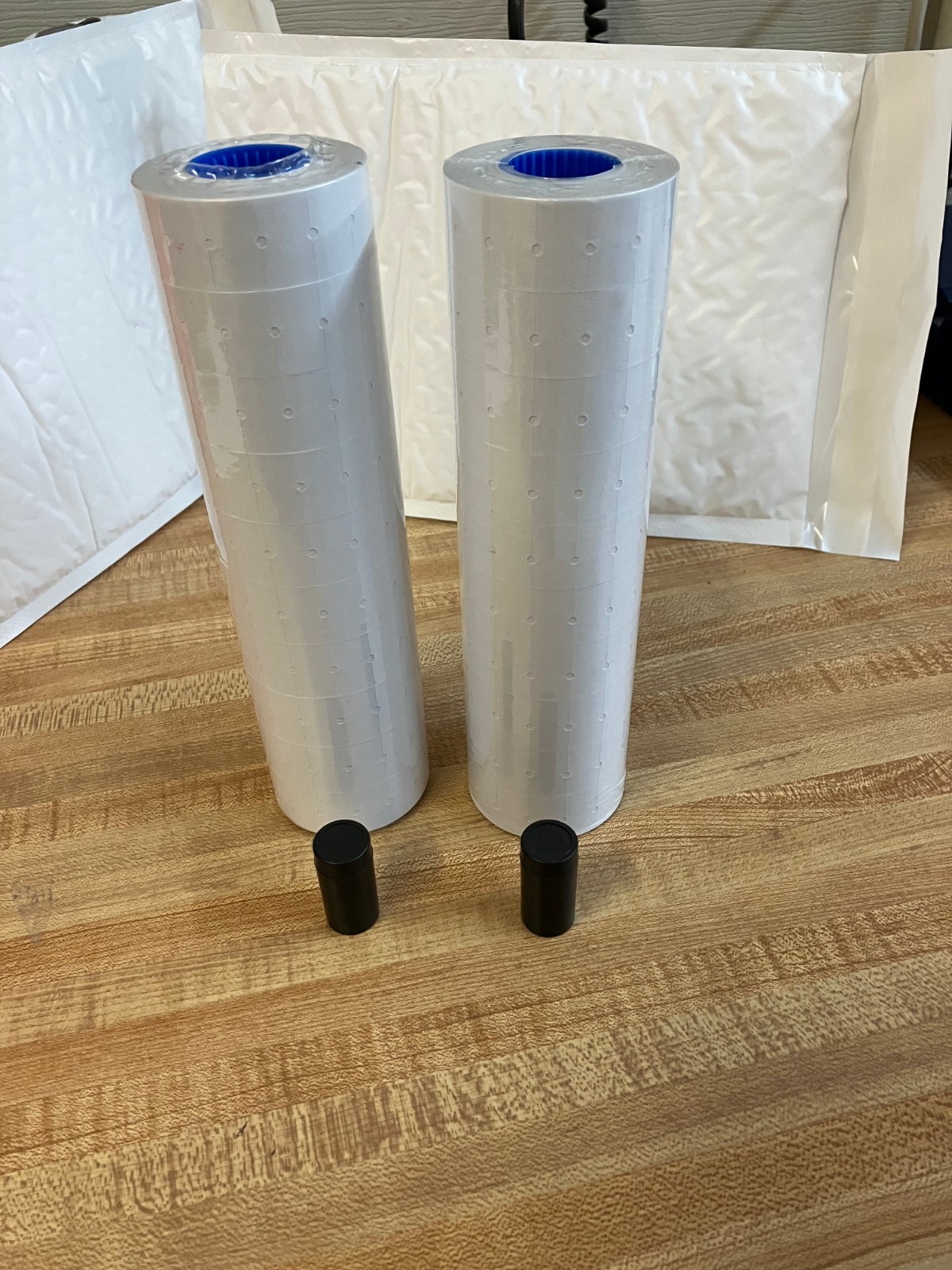 20 Rolls 20,000 White Price Gun Labels for Mx-5500 Labeler & 2 inkers