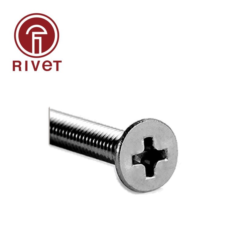 M10 20/50/100 PCS 304 A2-70 GB819 DIN7046-1 Cross Countersunk Head Screw Machine