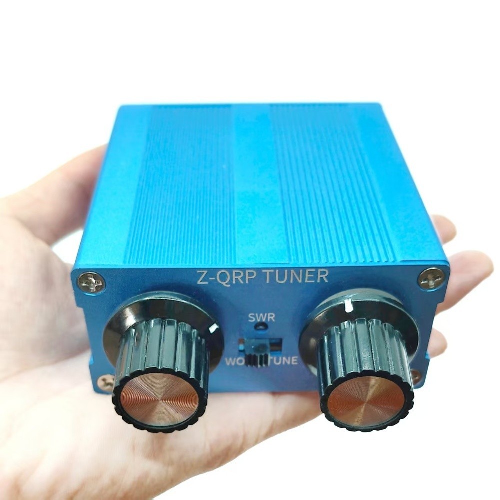 HF Impedance Matcher Z-QRP Tuner Manual Tuning Knob BNC Connector