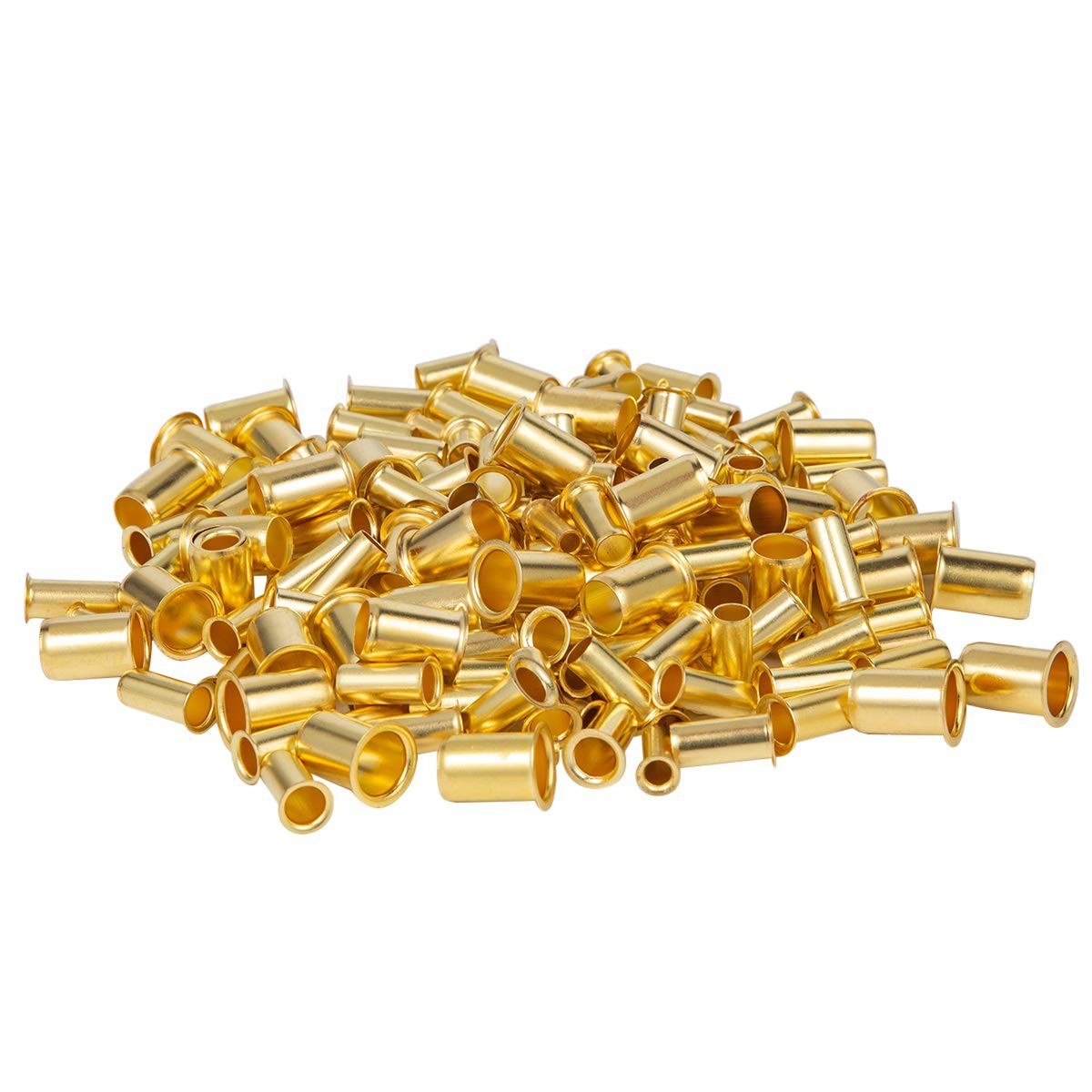 Breezliy Compression Fittings 230pcs 6 Sizes Sleeves Ferrules, Insert, Brass