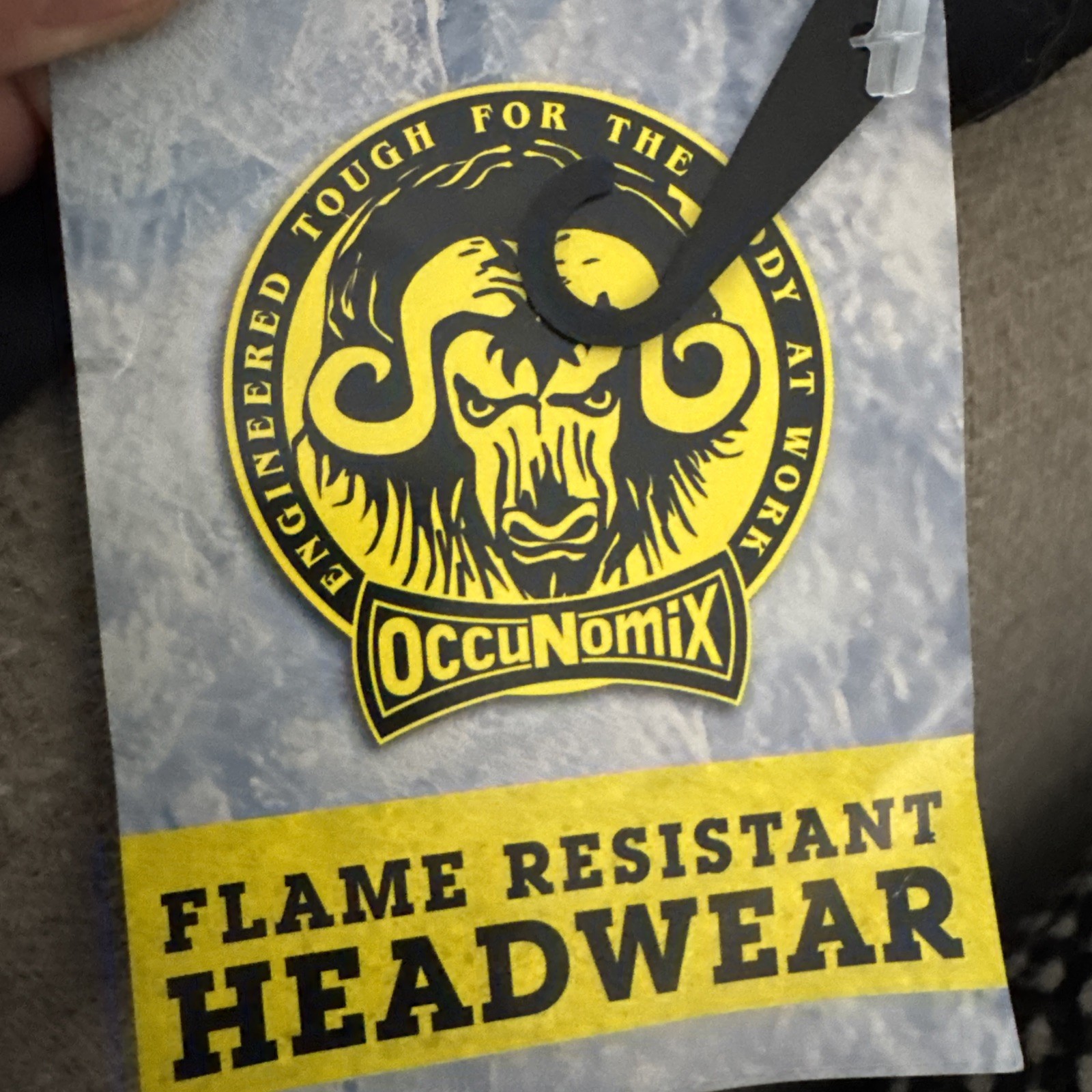 OccuNomix SFR320 Flame Resistant Hinged Balaclava, One Size Fits Most, Black