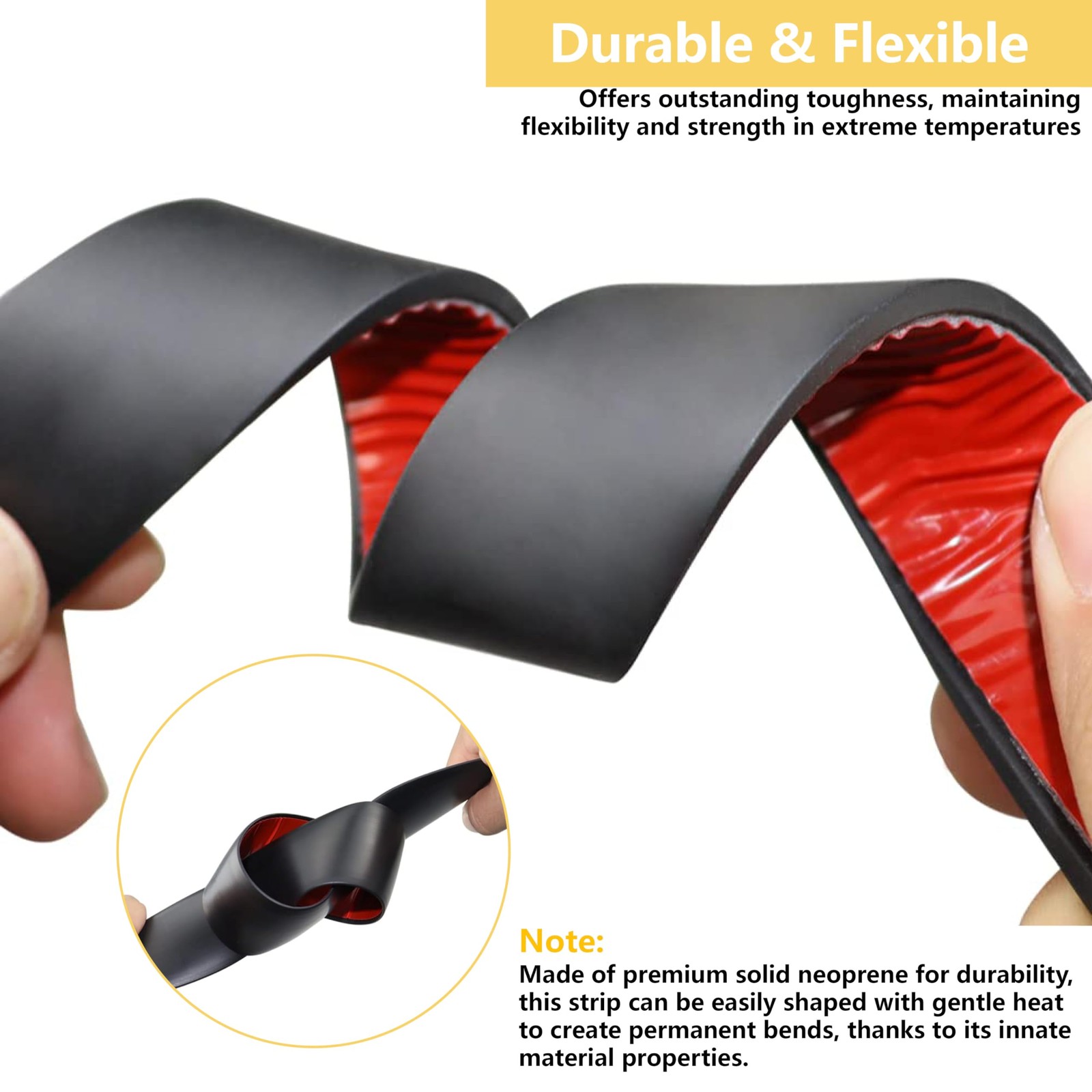 Rubber Strips with Adhesive Backing 1″&2″ Wide x1/8″ Thick x118&40″ Long 2 Si…