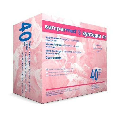 *40-Pairs* SemperMed Syntegra CR Chloroprene Sterile Surgical 6.5 Gloves SCR650